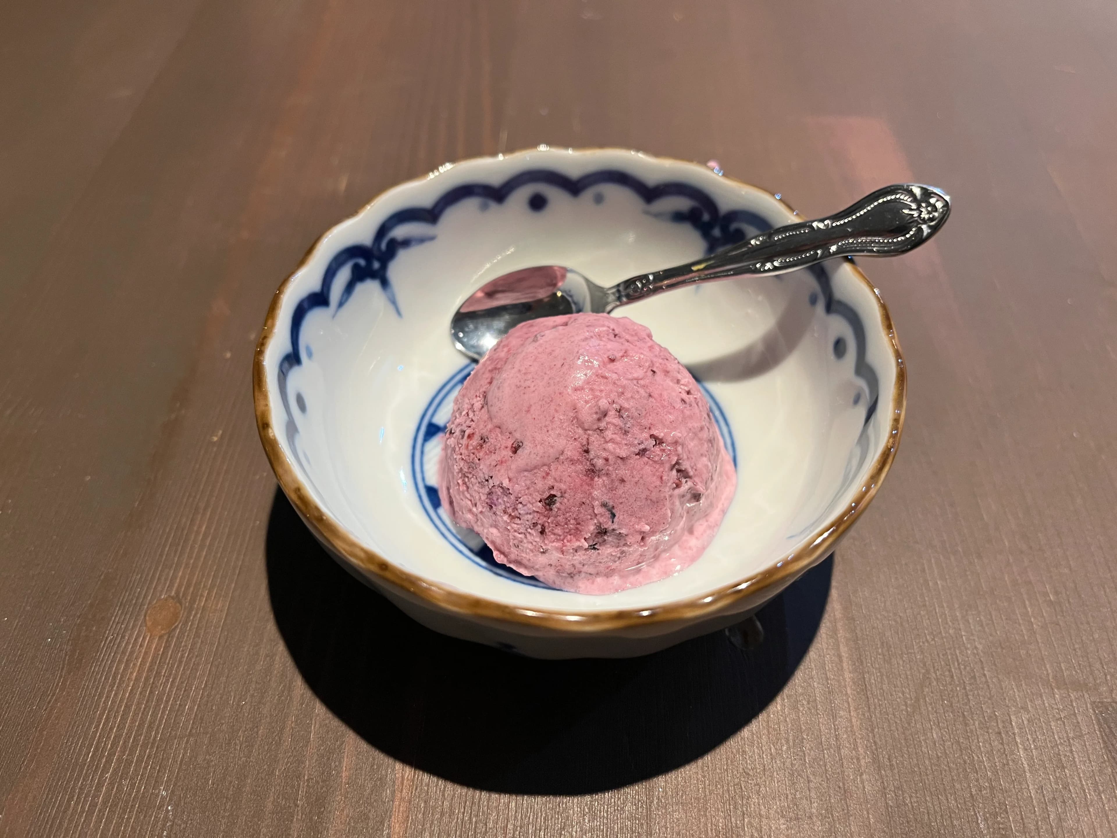ブルーベリーアイス