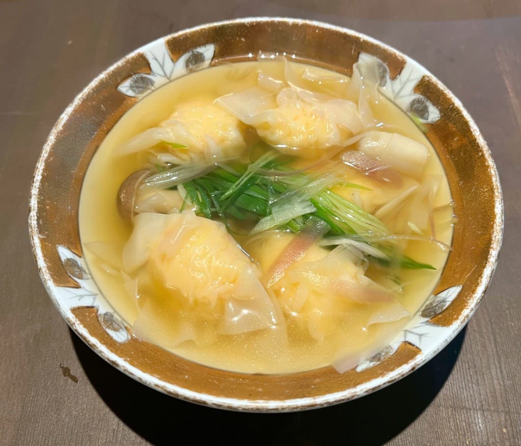 海老ワンタン玉子とじ