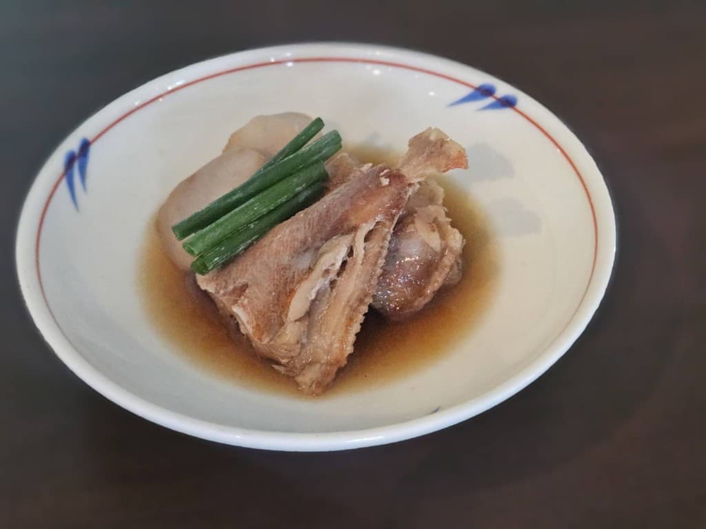 本日の煮魚（白身魚と里芋の煮つけ）