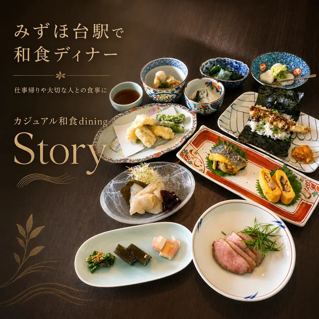 みずほ台駅で和食ディナーを楽しむなら|失敗しない店選びのポイント
